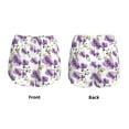 thumbnail image 5 of Lsque Orchids Flowers Printed Women's Running Shorts with Liner Pockets,Elastic Quick Dry Workout Athletic Gym Yoga Shorts,Womens High Waist Shorts-XX-Large, 5 of 9