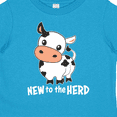 thumbnail image 4 of Inktastic New to the Herd Cute Cow Boys or Girls Toddler T-Shirt, 4 of 5