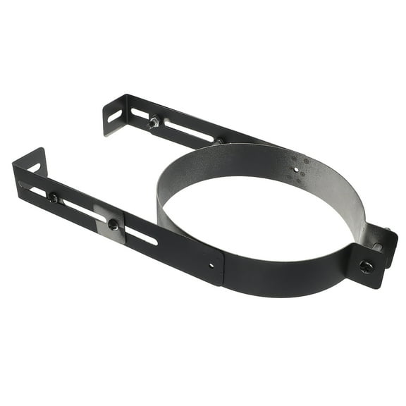 FRCOLOR Adjustable Stainless Steel Chimney Pipe Bracket 6 Inch Wall Mount Holder Stove Pipe Support For Chimney Extensions Universal Pipe Clamp