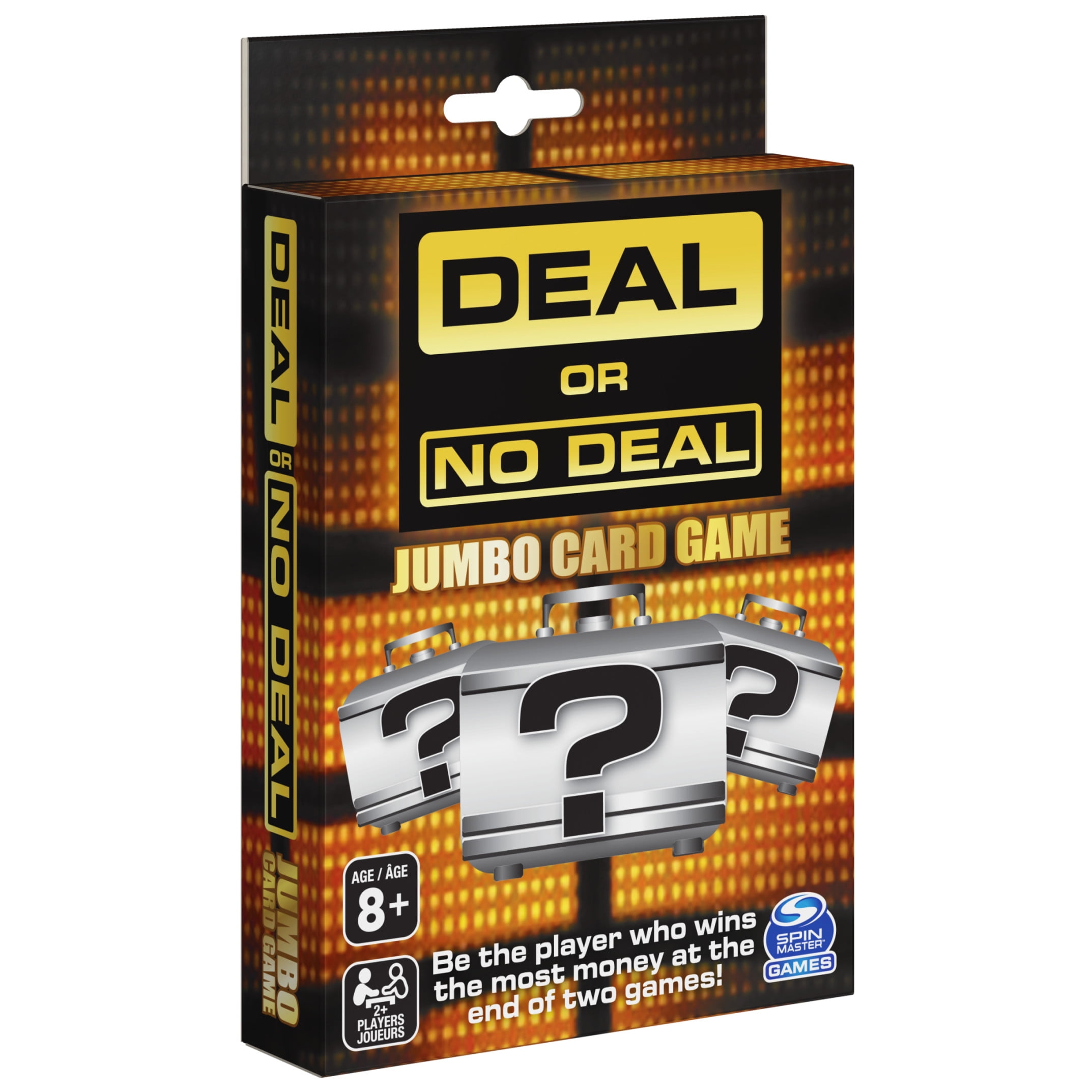 Deal or No Deal Game Show, Jumbo Card Game, For Families and Kids Ages 8 and up