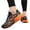 Black, variant on Men's Supportive Walking Lace-Up Sneakers Wide Toe Lightweight Breathable Mesh Upper Sole Low Heel All-Season Casual Non- Rubber Outsole with Orthopedic Arch Support Insole