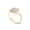 Yellow, variant on 14K Rose Gold Over Sterling Silver Round Cut Natural Diamond Accent Bead Cushion Frame Engagement Ring (0.05 Cttw, J-K Color, I2-I3 Clarity), Ring Size -4.5