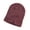 Maroon/ Gray, variant on Big Accessories BA524 Ribbed Marled Beanie