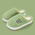 thumbnail image 4 of Cute Fuzzy Slippers for Women Cartoon Bear Comfy Plush Winter Fleece Lined Cloud Pillow House Slides Shoes, 4 of 5