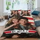thumbnail image 2 of Top Gun Conjunto de sábanas temático, trío de piezas, cómodo y amigable con la piel, diseño único, regalo de decoración para el hogar para familiares, amigos y fans, 90 cm * 190 cm, 2 of 6