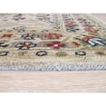 thumbnail image 5 of EORC Ivory Hand-Tufted Wool Traditional Morris Rug, 5' x 8', 5 of 5