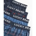 thumbnail image 3 of Boxers Lucky Brand para Hombre Paquete de 4 Algodón 100% Índigo XXL, 3 of 6