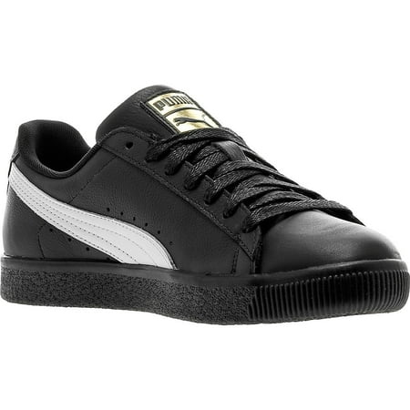 puma clyde mid core foil black