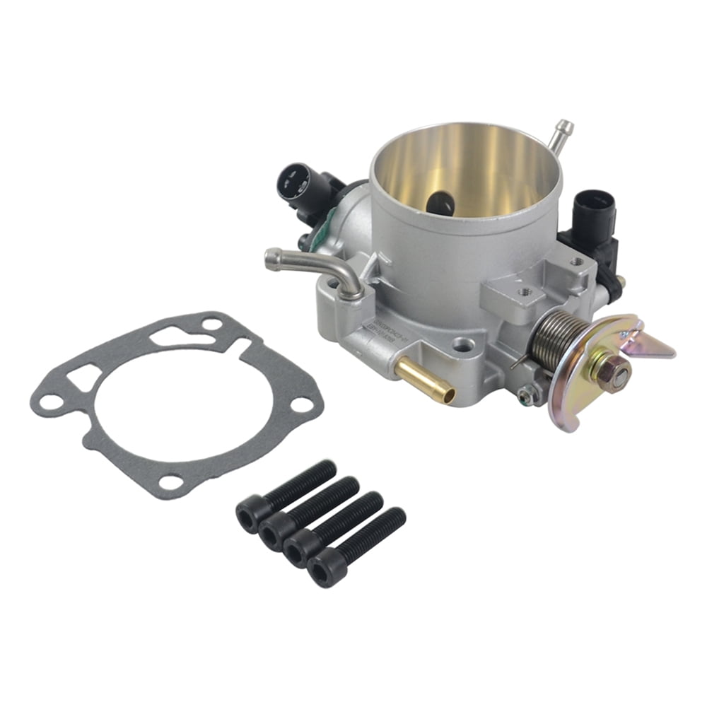 Mustrod 309-05-1050 70mm Alpha Series Throttle Body Skunk 2 with TPS and MAP Sensor for 1988-2005 B/D/F/H Series Acura Integra Engine M/T 309051050