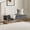 Charcoal, variant on Tina's Home 55" Upholstered Storage Bench with Soft-Close Lid, Extra Deep Hidden Storage Ottoman with Metal Legs for Bedroom Entryway, Beige