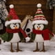 thumbnail image 4 of Pájaro de decoración de mesa navideña con estatuilla luminosa para decoraciones interiores de casas de vacantes, 4 of 7