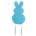 thumbnail image 2 of Easter Peep Stake Metal Bunny Rabbit 75662 Aqua, 2 of 2