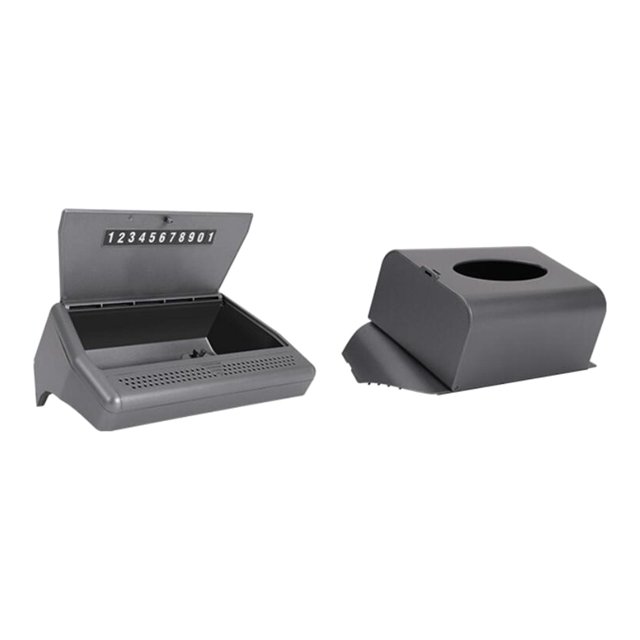 Set of 2 Car Tissue Boxes Hidden Parking Sign Fits for Model S Model Y Decor Soledad Bandeja de almacenamiento del centro del automóvil