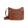 thumbnail image 2 of Deago Crossbody Bags for Women Pocketbook Soft PU Leather Ladies Purses and Handbags Multi Pocket Shoulder Bag with Adjustable Strap (Brown), 2 of 10