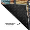 thumbnail image 5 of Addison Rugs Mayfield Premium Machine Washable Transitional Tribal Navy Rectangle Rug, 8' x 10', 5 of 7