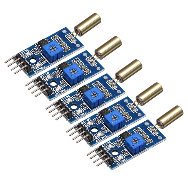 Módulo de sensor de ángulo SW-520D Interruptor de bola dorada Módulo de sensor de inclinación para Arduino 5 piezas