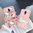thumbnail image 3 of Phone Case Cartoon For Samsung Galaxy S9 Plus S9+ Cinnamoroll Kuromi Hello Kitty Anti-drop Girls TPU Silicone Shockproof Cover Gift Festivals, 3 of 7