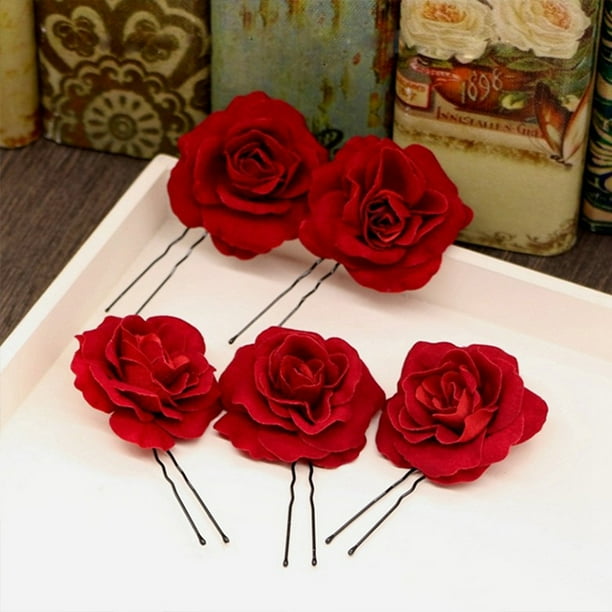 Bridesmaid hair hotsell accessories flowers