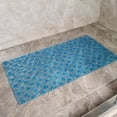 Antibacterial NonSlip Bathtub Mat, MachineWashable Shower Mat, Mold