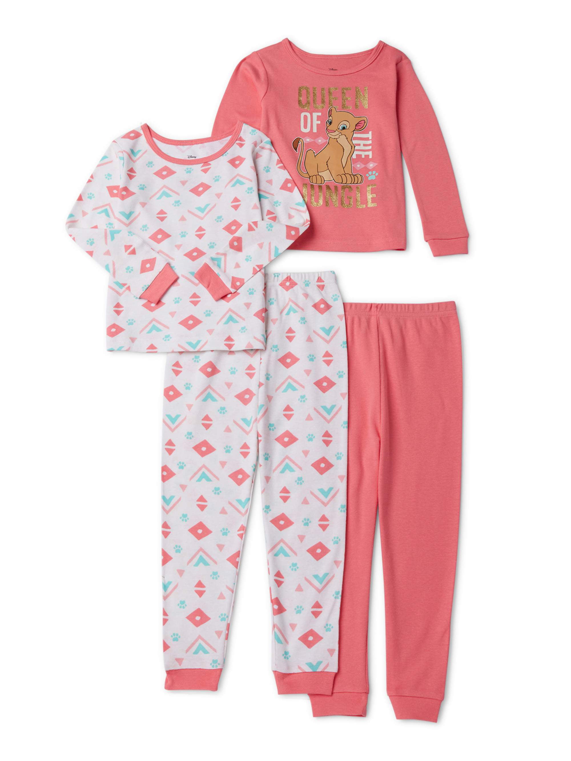 The Lion King Pajamas for Toddlers Nala Queen of the Jungle 2-Piece PJ Set 4T 