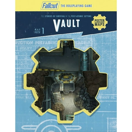 Fallout: The Roleplaying Game Vault Map Pack 1 (Poster Maps)