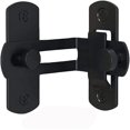 thumbnail image 1 of Pestillo de puerta de 90 grados Cerradura de puerta corredera Hebillas de pestillo de puerta corredera de ángulo recto Cerraduras y pestillos de puerta de Granero Negro, 1 of 5