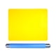 thumbnail image 5 of Advancent Rodillo de amasar de acero inoxidable Fácil de limpiar Recubrimiento antiadherente Durable y ecológico Ancho amarillo azul amarillo azul 2Conjunto, 5 of 6