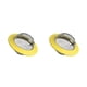 thumbnail image 4 of Methold Juguete interactivo para perros y gatos - Dispensador de alimentos y entrenamiento Juguete divertido para perros pequeños y grandes Planeta Amarillo Wang 2piezas, 4 of 6