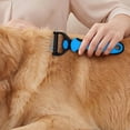thumbnail image 4 of Deshedding Dematting Tool, Double-Sided Undercoat Rake, Extra-Wide Grooming Brush for Long Hair Dogs & Cats, 95% Shedding Reduction, 4 of 6