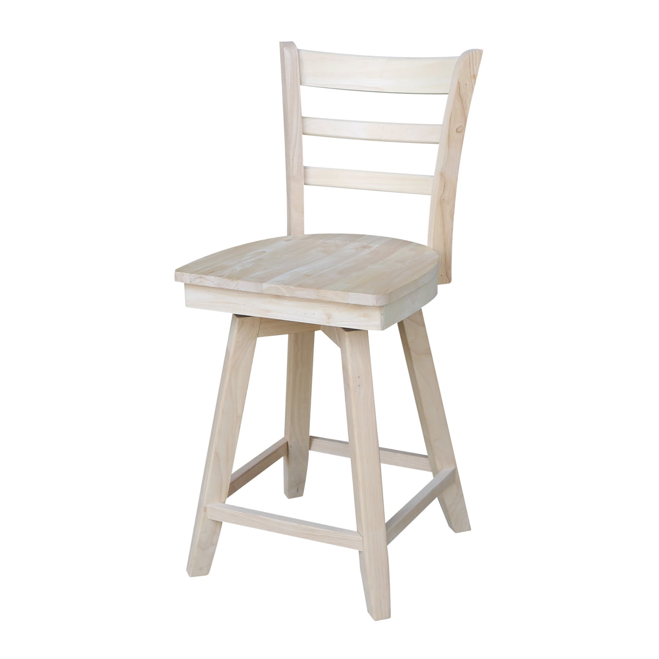 Emily Stool with Swivel Seat Unfinished