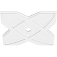 thumbnail image 2 of 30"OD x 3"ID x 10 1/2"C x 1"P Titus Architectural Grade PVC Contemporary Ceiling Medallion, 2 of 11