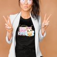 thumbnail image 2 of Be Kind T-Shirt, Women Graphic Tees Tops Funny Unisex Short Sleeve (3X-Large, Black), 2 of 6