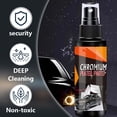 thumbnail image 5 of Meggemo Chrome Polish Restorer for Car Trim Metal Scratch Remover for Bumpers Rims Exterior Detail Shine Protection, 5 of 7