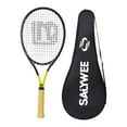 thumbnail image 4 of Vsenkes Carbon Fiber Adult Tennis Racquet Training Garden Carbon Fiber Tennis Racket Yellow, 4 of 9