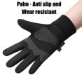thumbnail image 4 of Guantes de Invierno para Hombre | Guantes Gruesos, Resistentes Al Viento y Cálidos para Esquí, Ciclismo y Senderismo | Compatibles con Pantallas Táctiles | 25 X 10 X 3 Cm | 100 G | Paquete de 2, 4 of 6