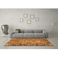 thumbnail image 3 of Ahgly Company Indoor Rectangle Abstract Brown Modern Area Rugs, 4' x 6', 3 of 4