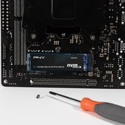PNY CS2241 1TB Gen4 x4 PCIe NVMe M.2 Internal SSD Upgrade Kit with Transfer Adapter and Software