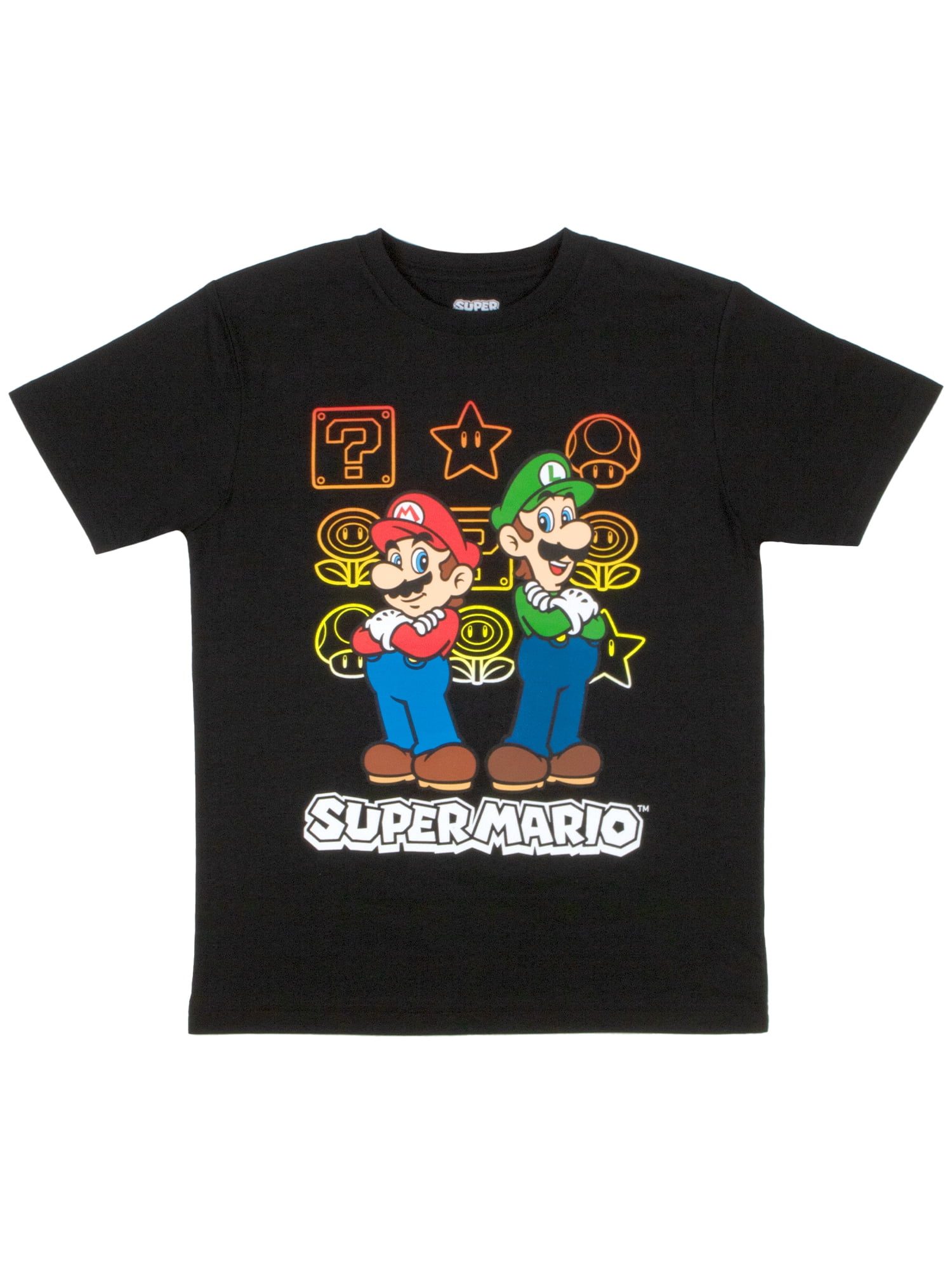Nintendo Super Mario Boys T Shirts 3 Pack, Super Mario Bros