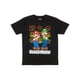 thumbnail image 2 of Nintendo Super Mario Boys T-Shirts 3-Pack, Super Mario Bros Characters 3-Pack of Tees for Boys Bundle Set (Navy/Grey/Black, Size 8), 2 of 5