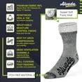 thumbnail image 3 of Calcetines de senderismo Alvada de lana merino térmicos para invierno, 3 pares, talla L, 3 of 5