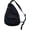 Black, variant on Canvas Sling Bag Backpack, Crossbody Shoulder Chest Bag with Adjustable Strap for Men Women Travel Hiking