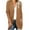 Brown, variant on qolati Women’s Open Front Cardigan Casual Long Sleeve Cable Knit Cardigans Outwear Lightweight Trendy Solid Color Oversized Sweater Jackets