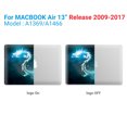 thumbnail image 2 of IBENZER Old Version (2010-2017 Release) MacBook Air 13 Inch Case (Models: A1466 / A1369), Plastic Hard Shell Case with Keyboard Cover for Apple Mac Air 13, Dragon, W-A13-DRN+1, 2 of 8