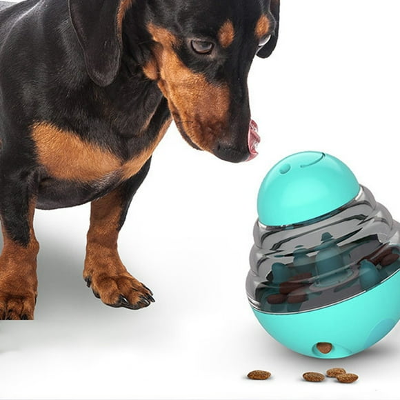 Interactive Food Dispenser Dog Toy - Tumbler Design, Adjustable Difficulty - IQ Training, ABS/PP Material - for Small/Medium Dogs