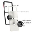 thumbnail image 3 of CoverON For Samsung Galaxy Z Flip 4 Case, Clear Back Ring Holder Kickstand Phone Cover, Black, 3 of 7