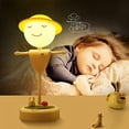 thumbnail image 2 of Luz nocturna LED de espantapájaros con sensor táctil, brillo ajustable, mesita de noche, interfaz USB, iluminación, regalos para niños y amigos., 2 of 5