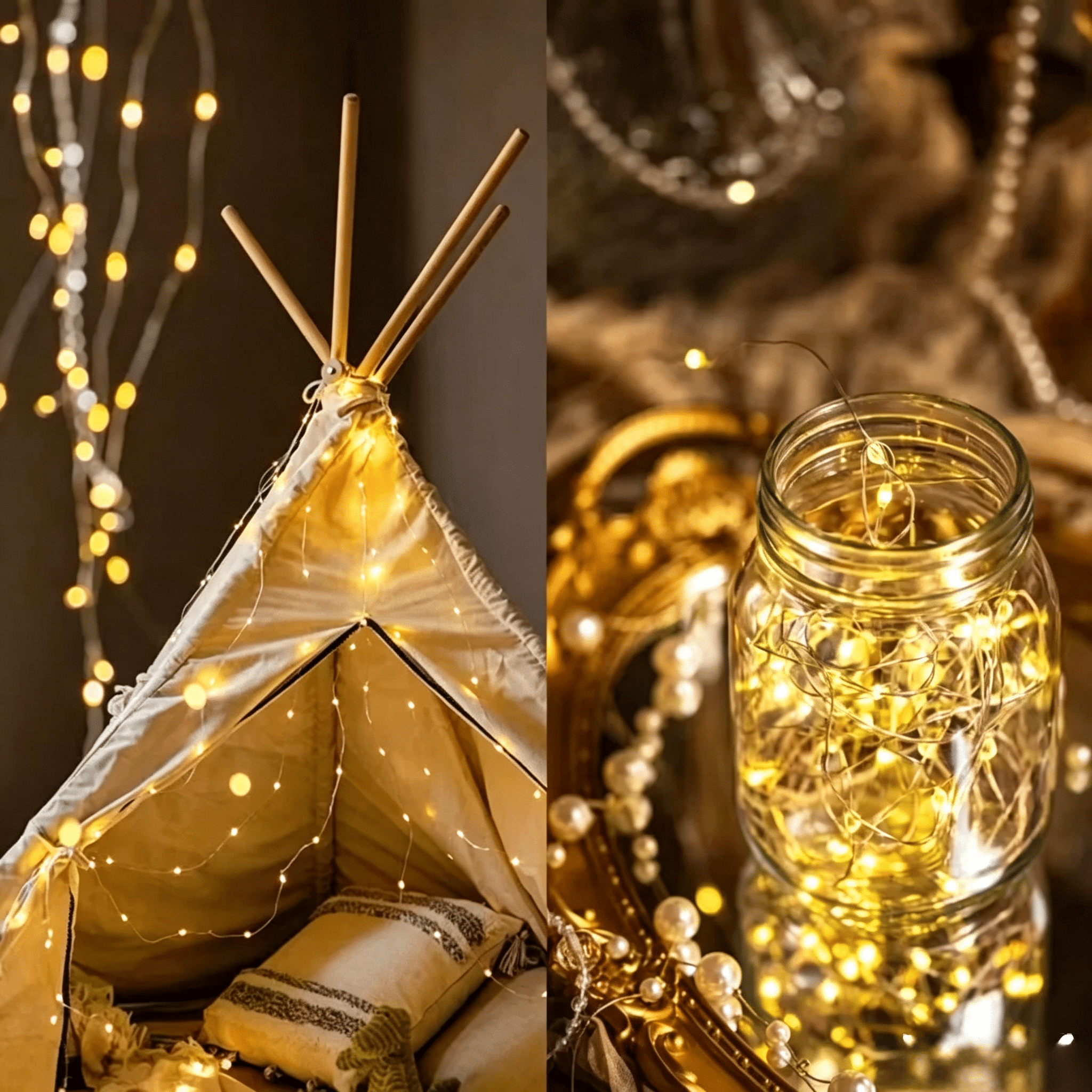 2 Packs White Solar Fairy Lights, Each Pack Contains 110 Led Solar String Lights, Ip65 Waterproof Copper Wire, 8 Modes Of Solar Fairy Lights, For Garden, Courtyard, Tree, Wedding, Christmas