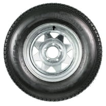 eCustomrim Trailer Tire Rim ST205/75D14 2057514 F78-14 Load C 5 Lug Wheel Spoke Galvanized