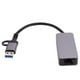 thumbnail image 2 of Adaptador Ethernet de 2,5 Gigabit Tipo C USB 3.0 A RJ45 LAN Tarjeta de Red de 2,5 G de Alta Velocidad de 2500 Mbps para NAS, Computadora Portátil y PC, 2 of 5