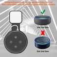 thumbnail image 1 of Titular De Suspensión Soporte de suspensión de montaje en pared de salida para soporte de ahorro de espacio Echo Dot 3 (negro), 1 of 9